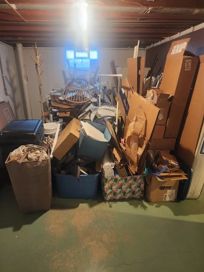 Roll-off dumpster container at job site for 20 Yard Dumpster Rental in Amberley